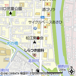 島根県松江市学園1丁目16-43周辺の地図