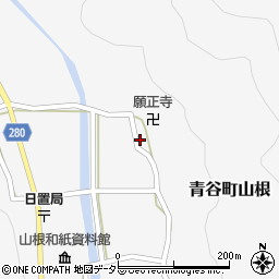 鳥取県鳥取市青谷町山根645周辺の地図
