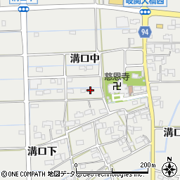 岐阜県岐阜市溝口中119周辺の地図