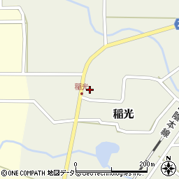 鳥取県西伯郡大山町稲光20周辺の地図