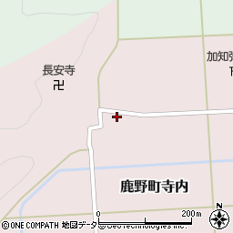 鳥取県鳥取市鹿野町寺内186周辺の地図