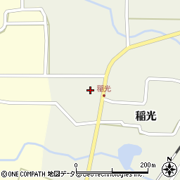 鳥取県西伯郡大山町稲光155周辺の地図