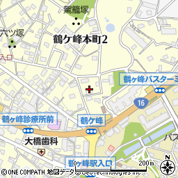 神奈川県横浜市旭区鶴ケ峰本町2丁目42-21周辺の地図
