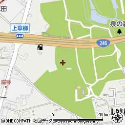 大和市泉の森ふれあいキャンプ場周辺の地図