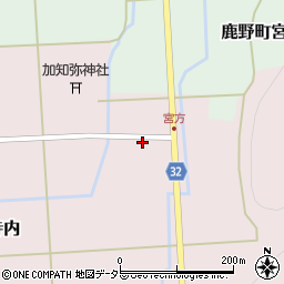 鳥取県鳥取市鹿野町寺内125周辺の地図
