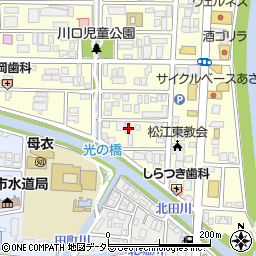 島根県松江市学園1丁目14-10周辺の地図