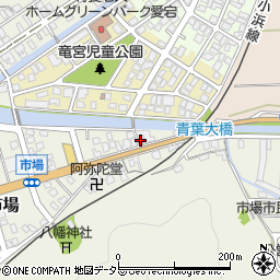 舞鶴市場郵便局周辺の地図
