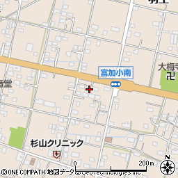 岐阜県加茂郡富加町羽生1490-6周辺の地図