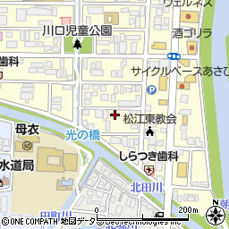 島根県松江市学園1丁目14-11周辺の地図