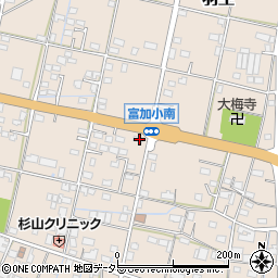 岐阜県加茂郡富加町羽生1493周辺の地図