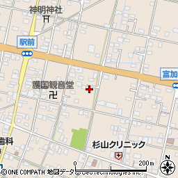 岐阜県加茂郡富加町羽生1477-1周辺の地図