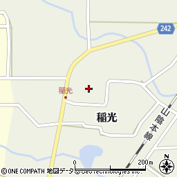 鳥取県西伯郡大山町稲光16周辺の地図