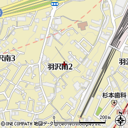 神奈川県横浜市神奈川区羽沢南周辺の地図