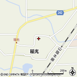 鳥取県西伯郡大山町稲光27周辺の地図