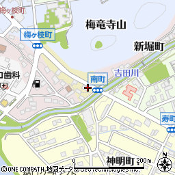 岐阜県関市南町周辺の地図