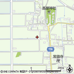 岐阜県本巣市長屋周辺の地図