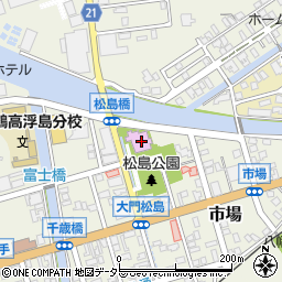 舞鶴市立東図書館周辺の地図