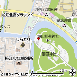 島根県松江市殿町474周辺の地図