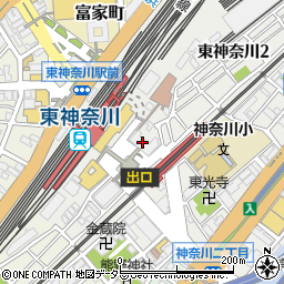 リーデンスフォート横浜周辺の地図