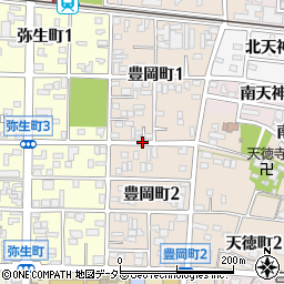 岐阜県関市豊岡町周辺の地図