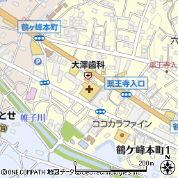 ブックオフ横浜鶴ヶ峰店周辺の地図