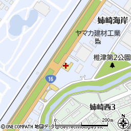 日産フォークリフト千葉株式会社　姉崎営業所周辺の地図