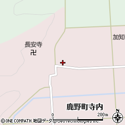 鳥取県鳥取市鹿野町寺内166周辺の地図