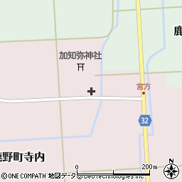 鳥取県鳥取市鹿野町寺内151周辺の地図