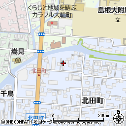 島根県松江市北田町67-26周辺の地図