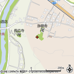 黒駒神社周辺の地図