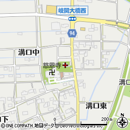 岐阜県岐阜市溝口中130周辺の地図