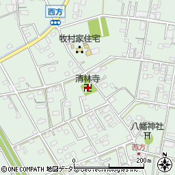清林寺周辺の地図