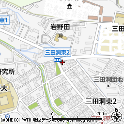 岐阜三田洞郵便局 ＡＴＭ周辺の地図