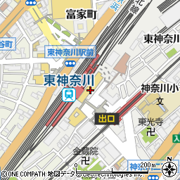 てんやシァルプラット東神奈川店周辺の地図