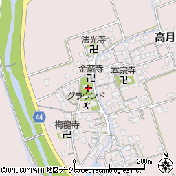 磯野寺周辺の地図