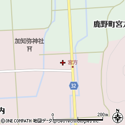 鳥取県鳥取市鹿野町寺内131周辺の地図