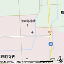 鳥取県鳥取市鹿野町寺内152周辺の地図