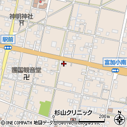 岐阜県加茂郡富加町羽生周辺の地図