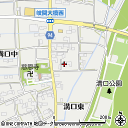 岐阜県岐阜市溝口中210周辺の地図