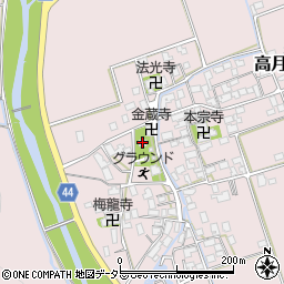 磯野寺周辺の地図