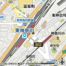 大戸屋シァルプラット東神奈川店周辺の地図