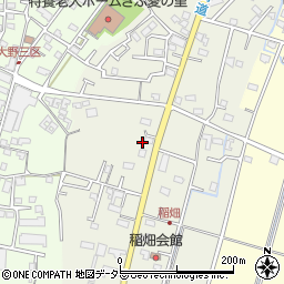 岐阜県大野町（揖斐郡）稲畑周辺の地図
