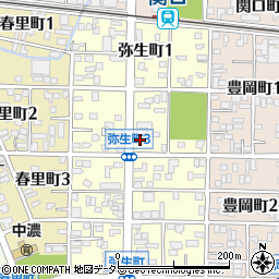 十六銀行東関出張所周辺の地図
