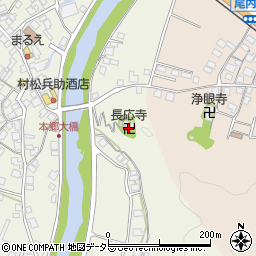 長応寺周辺の地図