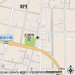 岐阜県加茂郡富加町羽生2218-1周辺の地図