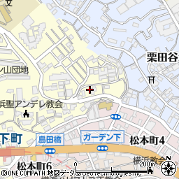 神奈川県横浜市神奈川区三ツ沢下町15-22周辺の地図