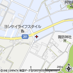 岐阜県関市戸田17周辺の地図