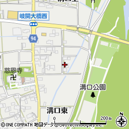 岐阜県岐阜市溝口中219周辺の地図