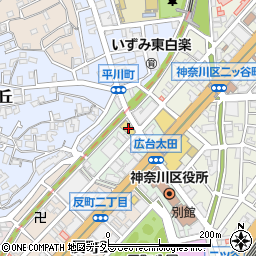 ミニストップ広台太田店周辺の地図