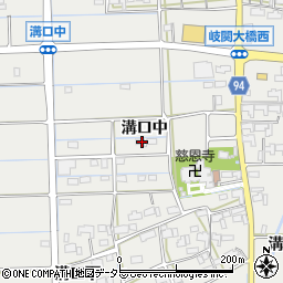 岐阜県岐阜市溝口中98-1周辺の地図